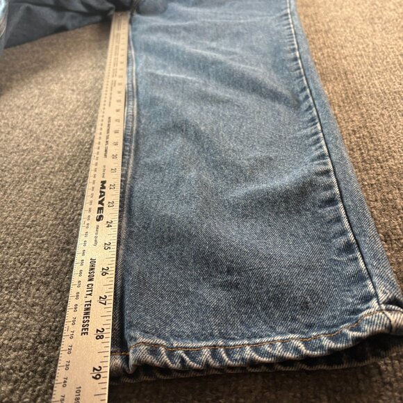 L.L. Bean Vintage Blue Straight Leg 5 Pocket Denim Jeans Women's Size 16 Reg - Picture 8 of 11